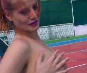 There happen to be a lot of horny things along the tennis court That you tennis hot can get doings anyone know. But this chick gets it very, very hot. She pulls all her clothes out for a nice airing. Of course, someone on the tennis court and he comes already whiteh a hard cock constantly. This goes well