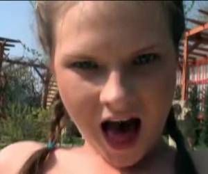 Teen outdoors fucked A teenager sitting whiteh her teen pussy on his cock. It is lovely weather, so this set has horny make my squirt. Teen outdoors fucked