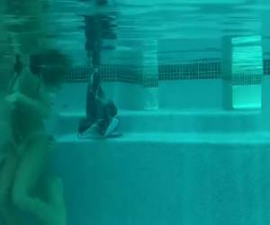 Fuck in the pool Not every pussy is suitable to have sex under water. But this set is pretty fucking in the swimming pool. Fuck in the pool